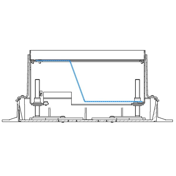 Produktbild UBD 210 217  -  Steckdoseneinsatz für 6 FLF inkl. 2x T13, weiss, + 1x T13, schwarz